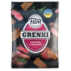 Гренки "Флинт" вкус телятины с аджикой 70 г (SF61009)