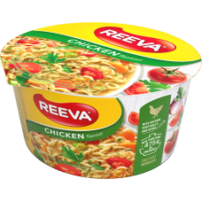 Вермишель быстрого приготовления Reeva со вкусом курицы 75 г (IR51010)