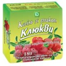 Кисель со вкусом клюквы с яблочным концентрированным соком, 180г 446 (SZ15072 )