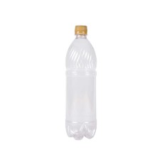 Пластиковая ПЭТ бутылка для вина 1 л прозрачная (NVF27002)