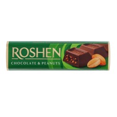 "ROSHEN" батончик молочно-шоколадный с арахисовой начинкой 38г (BR12007)
