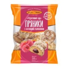 Пряники  "Фруктовый сад" с малиновой начинкой 360 гр "Киевхлеб" (sh15014)