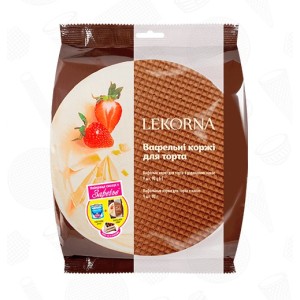 Вафельные коржи "С какао" 90г
